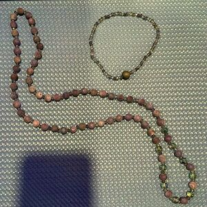 ✨ Handmade Stretch Necklace & Anklet ✨